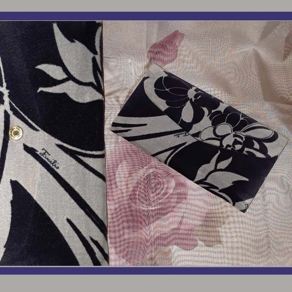 Vintage EMILIO PUCCI floral check holder - Picture 1 of 14